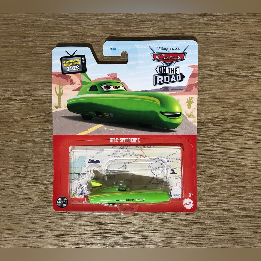 *NWT* Disney Pixar Cars - Cars On The Road "Nile Speedcone" Die-Cast Toy 2023